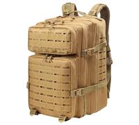 Mochila Táctica 45L Militar, Paquete de Asalto Molle de Gran Capacidad Impermeable Bolsa para Ejército, Mochilas de Marcha para Emergencias de 3 Días Caza Senderismo Acampada Actividad al Aire Libre
