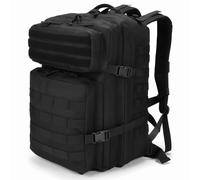 Mochila Táctica 45L Militar, Paquete de Asalto Molle de Gran Capacidad Impermeable Bolsa para Ejército, Mochilas de Marcha para Emergencias de 3 Días Caza Senderismo Acampada Actividad al Aire Libre