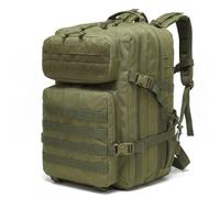 Mochila Táctica 45L Militar, Paquete de Asalto Molle de Gran Capacidad Impermeable Bolsa para Ejército, Mochilas de Marcha para Emergencias de 3 Días Caza Senderismo Acampada Actividad al Aire Libre