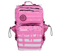 Mochila Táctica 45L - Mochila Cabina Avión, Oxford 1000D Impermeable, Compartimento Zapatillas y para Ordenador, Gimnasio, Hombre y Mujer, by ELITEX TRAINING (Pink Glaze)