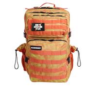 Mochila Táctica 45L - Mochila Cabina Avión, Oxford 1000D Impermeable, Compartimento Zapatillas y para Ordenador, Gimnasio, Hombre y Mujer, by ELITEX TRAINING (Naranja Tropica)