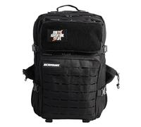 Mochila Táctica 45L V2 Repelente al Agua - Oxford 1000D, Cabina Avión y Viaje, Gimnasio y CrossTraining, Compartimento Portátil y Zapatillas, Cremallera Impermeable (Negro) by ELITEX TRAINING