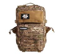 Mochila Táctica 45L V2 Repelente al Agua - Oxford 1000D, Cabina Avión y Viaje, Gimnasio y CrossTraining, Compartimento Portátil y Zapatillas, Cremallera Impermeable (Camuflaje) by ELITEX TRAINING