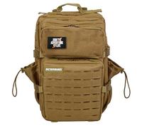 Mochila Táctica 45L V2 Repelente al Agua - Oxford 1000D, Cabina Avión y Viaje, Gimnasio y CrossTraining, Compartimento Portátil y Zapatillas, Cremallera Impermeable (Caqui) by ELITEX TRAINING