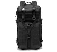 Mochila Táctica De 55L Mochila Grande For Hombres Molle Paquete De 3 Días Mochila Resistente For Senderismo Treeking(Black)