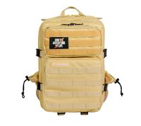 Mochila Táctica 25L Repelente al Agua - Oxford 1000D, Cabina Avión y Viaje, Gimnasio y CrossTraining, Compartimento Portátil 15” (Golden) by ELITEX TRAINING