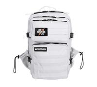 Mochila Táctica 25L Repelente al Agua - Oxford 1000D, Cabina Avión y Viaje, Gimnasio y CrossTraining, Compartimento Portátil 15” (Blanco) by ELITEX TRAINING