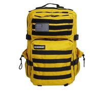 ELITRAINX Mochila 45L Táctica Repelente al agua Zona de Parches, Cabina Avión, CrossTraining, Oxford 1000D Gimnasio Portatil by ELITEX TRAINING (Yellow)