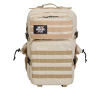 ELITRAINX Mochila 45L Táctica Repelente al agua Zona de Parches, Cabina Avión, CrossTraining, Oxford 1000D Gimnasio Portatil by ELITEX TRAINING (Cream Khaki)
