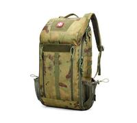 Mochila Táctica Médica De 35L, Bolsa De Suministros, Mochila De Primeros Auxilios con Diseño Completamente Abierto For Senderismo, Acampada, Aventuras Al Aire Libre(Green 2)