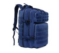 Mochila táctica Militar de 45L, Bolsa de Asalto del ejército, Senderismo para Acampar Mochila de Caza, Mochila de Viaje a Prueba de Agua al Aire Libre Navy Blue