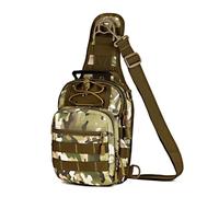 Mochila Táctica Militar Tipo Bandolera, Estilo Molle, Ideal para Caza Camping y Senderismo(CP Camouflage)