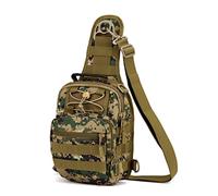 Mochila Táctica Militar Tipo Bandolera, Estilo Molle, Ideal para Caza Camping y Senderismo(Jungle Digital)
