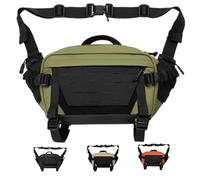 Mochila Táctica Tipo Bandolera de 6 litros, Resistente al Desgaste Estilo Militar Impermeabl, con Bolsillo Oculto para Caza Pesca y Senderismo(Green)