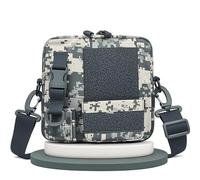 Mochila Táctica Tipo Bandolera para Exteriores, Estilo Militar, con Sistema MOLLE, para El Pecho y el Hombro(ACU)