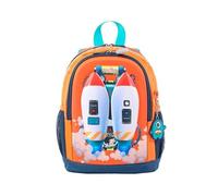 Mochila Totto Cohety infantil pequeña estampado cohetes