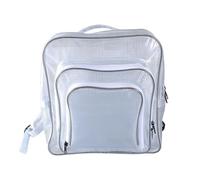 Mochila transparente de 17 pulgadas para sala blanca, antiPVC, bolsa de herramientas para ingenieros, prevención de descarga electrostática, estilos modernos, mochilas de moda modernas