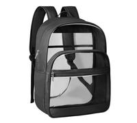 Mochila transparente de gran tamaño PVC Impermeable Ajustable Con Tirantes