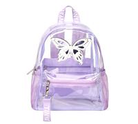Mochila transparente TINYAT para mujer, mochila de PVC super transparente, mochila de moda casual, mochila de compras y citas para mujer, T9051