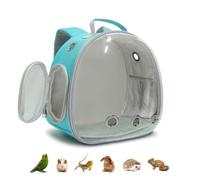 Mochila transportadora de animales pequeños para conejillo de indias, pájaros, conejos, gatos, gatitos, lagartos, conejos, ardillas, dragón, transportador de viaje, cápsula espacial, portador de