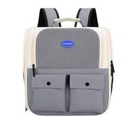 Mochila transportadora para Gatos - de con múltiples Bolsillos + ficha de Material de Nailon de Fibra de 950 g - para Caminar Aventuras al Aire Libre de Transporte de