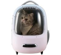 Mochila transportadora para gatos inteligente Breezy2 (rosa) - PETKIT