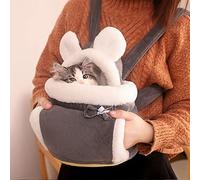 Mochila transportadora para gatos, orientada al frente, diseño con patas hacia afuera para gatos pequeños a grandes, viaje seguro con manos libres para senderismo y caminatas