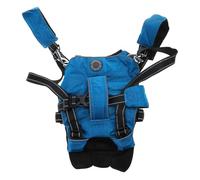 Mochila transportadora para mascotas, con patas delanteras, mochila para transportar perros, manos libres, bolsa de viaje para perros pequeños, patas hacia fuera, ajustable, viaje para mascotas