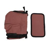 Mochila transportadora para Mascotas, para Gatos y Perros pequeños; Mochila de Viaje para Mascotas Que se Lleva en la Parte Delantera o Trasera, con Malla ventilada y Correas (Café)