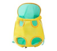 Mochila transportadora para perros - Mochila de viaje para mascotas, mochila de viaje para gatos | Diseño transpirable ajustable con patas hacia fuera con ajuste cómodo, material ligero, solución de