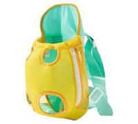 Mochila transportadora para perros - Transportador de pecho ajustable para mascotas pequeñas con diseño de patas hacia fuera, mochila de viaje para mascotas frontal transpirable con correas acolchadas