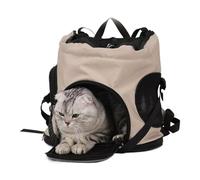 Mochila Transportín para Gatos - Portátil Multifuncional Transpirable - Transportín para Perros,para Viajes Veterinario Corte Uñas Transporte Aeropuerto Taxi Transporte Público