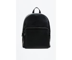 Mochila trenzada NEGRO M