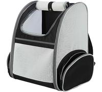Mochila TRIXIE Chloe, 39 × 43 × 27 cm, Gris Claro/Negro