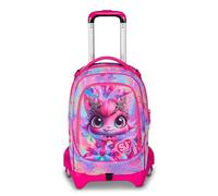 Mochila Trolley SJGANG Cat LED Conector 3 Ruedas Fuxiafluo ND 2