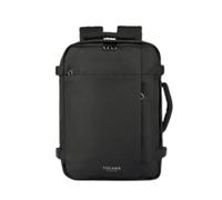 Tucano, Tugò M Mochila de Viaje y Equipaje de Mano 30x40x16 Porta Laptop 15.6" y MacBook 16", Mochila Cabina Avión Hombre y Mujer, Porta AirTag y Bolsillos para Accesorios, Negro