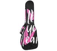 Mochila, ukelele de concierto, bolsa de ukelelele resistente con almacenamiento, ukelele soprano para concierto tenor, bolsa acolchada de 10 mm, Follow Your Heart, color negro