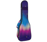 Mochila, ukelele de concierto, ukelelele resistente, con almacenamiento, ukelele soprano de concierto tenor 10 mm, bolsa acolchada hermosa Northern Lighst