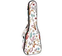 Mochila, ukelele de concierto, ukelelele resistente, con almacenamiento, ukelele soprano de concierto tenor 10 mm, bolsa acolchada Sea Beautiful Stars
