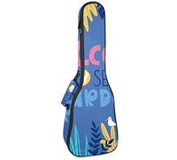 Mochila, ukelele de concierto, ukelelele resistente, con almacenamiento, ukelele soprano de concierto tenor, bolsa acolchada de 10 mm Bienvenido a My Secret Garden