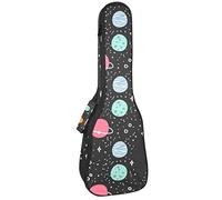 Mochila, ukelele de concierto, ukelelele resistente, con almacenamiento, ukelele soprano para concierto tenor, 10 mm, acolchado BagFantasy Cosmos Planet