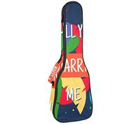 Mochila, ukelele de concierto, ukelelele resistente, con almacenamiento, ukelele soprano para concierto tenor, bolsa acolchada de 10 mm, propuesta de compromiso romántico, Marry Me