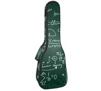 Mochila, ukelele de concierto, ukelelele resistente, con almacenamiento, ukelele tenor de concierto soprano, bolsa acolchada de 10 mm, fórmulas científicas dibujadas a mano