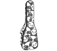 Mochila, ukelele de concierto, ukelelele resistente, con almacenamiento, ukelele tenor soprano de concierto de 10 mm, bolsa acolchada Panda National Treasure