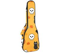 Mochila, Ukulele, Ukulele, resistente, con almacenamiento, Soprano, Concierto, Ukelele Tenor, 10 mm, bolsa acolchada Happy Halloween Ghost Cat