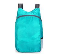 Mochila ultra ligera plegable, impermeable, ligera, mochila de día empacable para hombres y mujeres, senderismo, viajes, camping, deportes al aire libre, azul lago