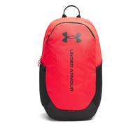 Under Armour Unisex Hustle Lite Backpack, Mochila deportiva duradera con diseño repelente al agua, Práctica mochila de gimnasio con panel inferior reforzadoRacer Red / / Black,OSFM