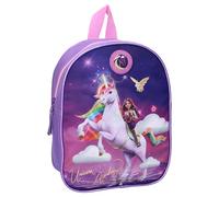 Mochila UNICORN ACADEMY SOPHIA y WILDSTAR - Mochila para niños | Escuela | Guardería - Color violeta - dimensiones 29x22x9cm - 295-00911