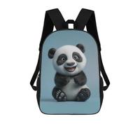 Mochila Unisex Cherubic Panda Cub A Beacon of Joy for Kids Room Mochila De Viaje Con Estampado 3D Mochila Informal Para Portátil Mochila Escolar Ligera Para Hombres, Mujeres, Niños Y Niñas 17inch
