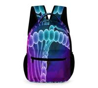 Mochila Unisex Doble Hélice Del Adn Arcoíris Mochila Para Portátil Alta Capacidad Estilo Bolso Ligera De Escuela, Para Viajes, Ordenador Portátil, Estudio